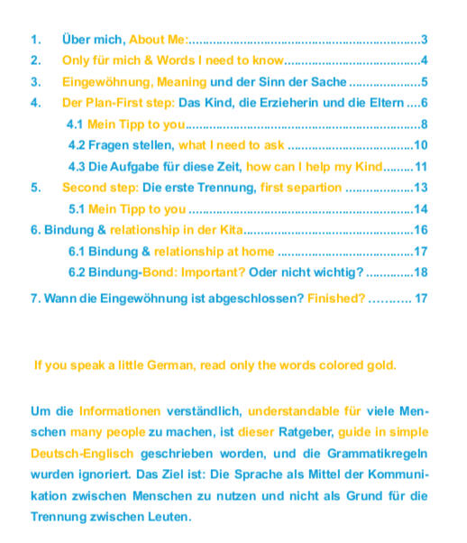 Contents of the Guide